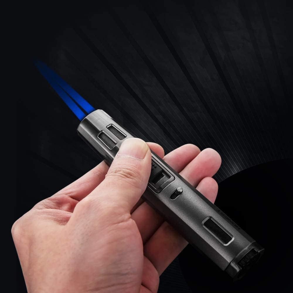 Adjustable Mini Lightsaber Pen Dual Burner Jet Lighter