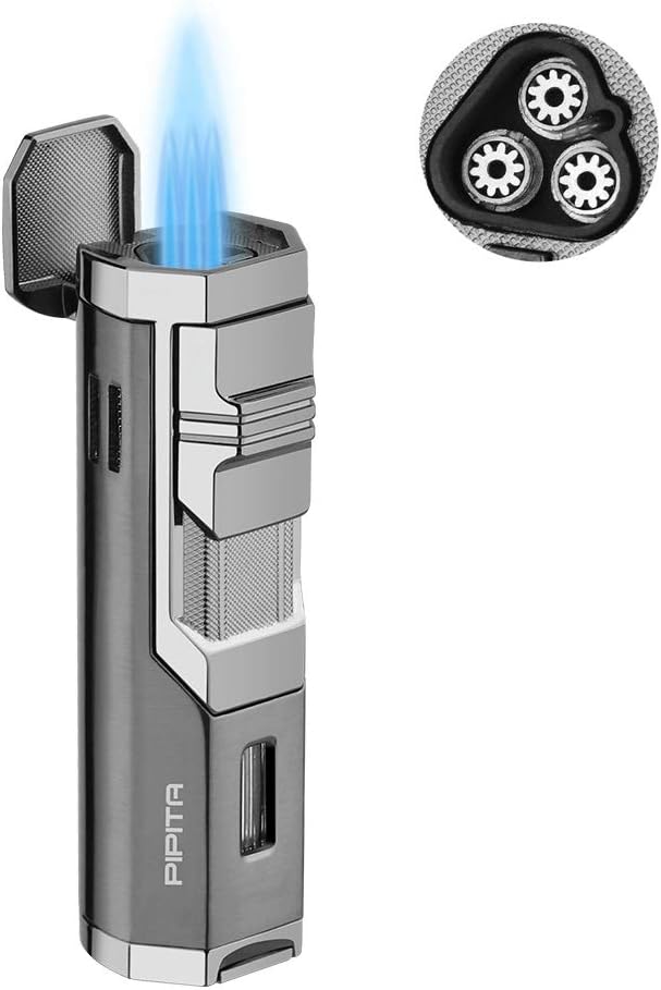 Sleek Modern Mini Lightsaber 3 Burner Jet Lighter