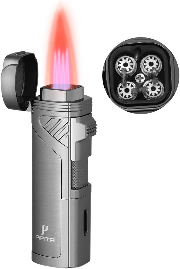 Modern Mini Lightsaber 4 Burner Red Jet Lighter