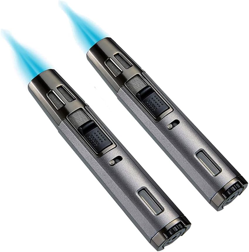 Adjustable Mini Lightsaber Pen Dual Burner Jet Lighter
