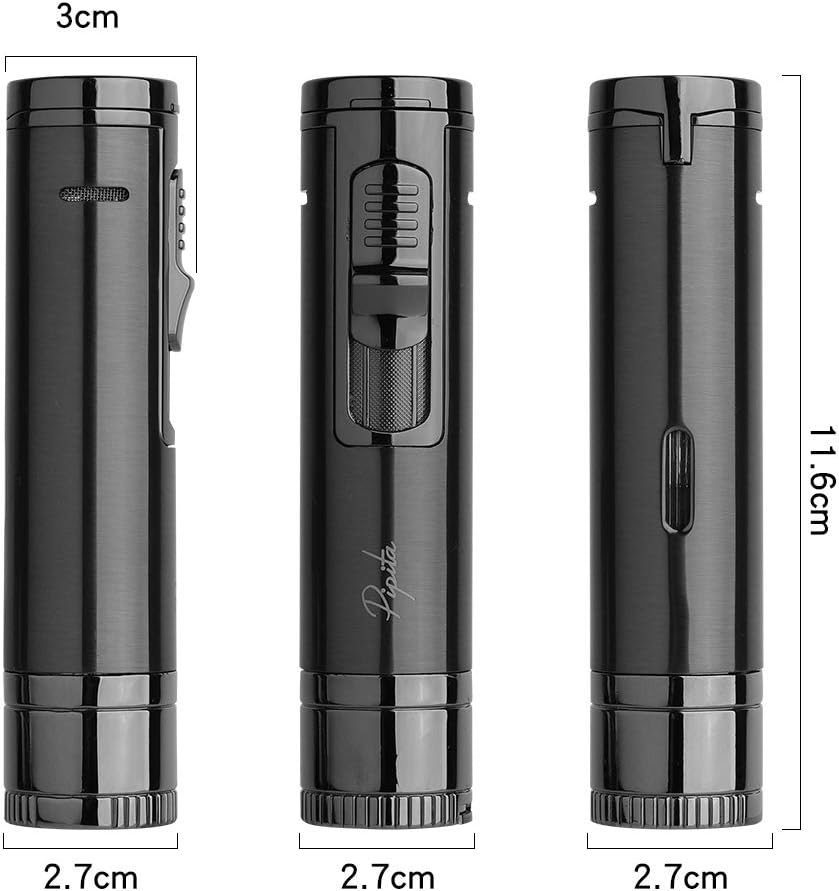 Single Burner Mini Lightsaber Jet Lighter with Pin & Holder