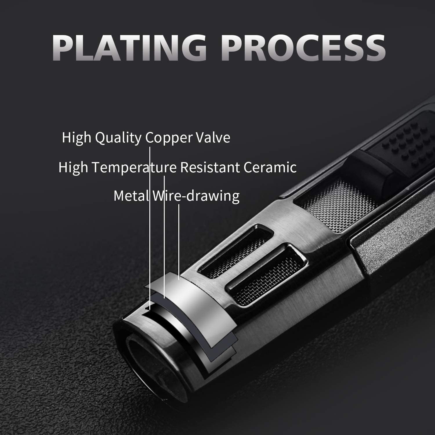 Adjustable Mini Lightsaber Pen Dual Burner Jet Lighter