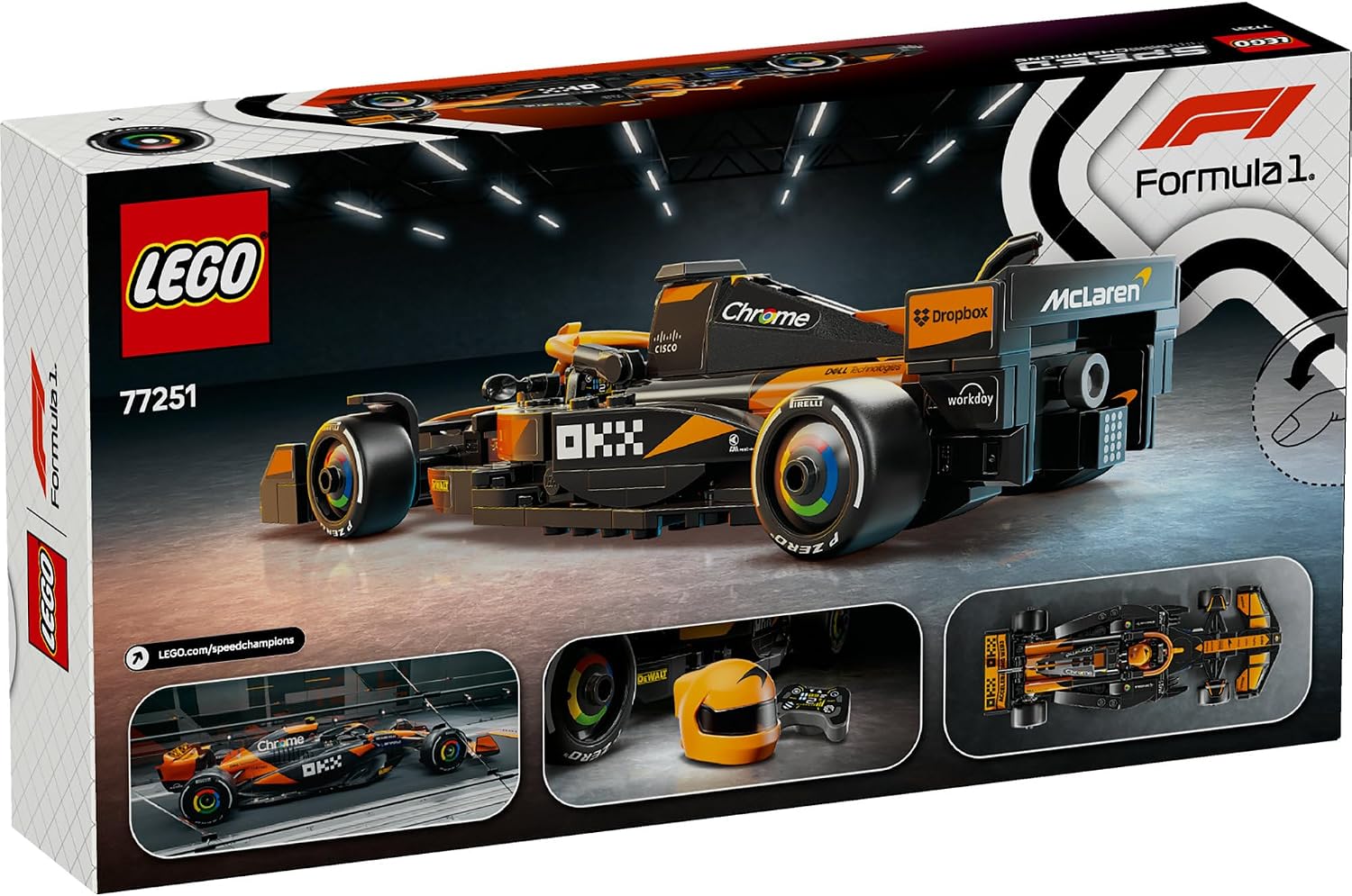 LEGO Speed Champions McLaren F1 Team MCL38 Race Car