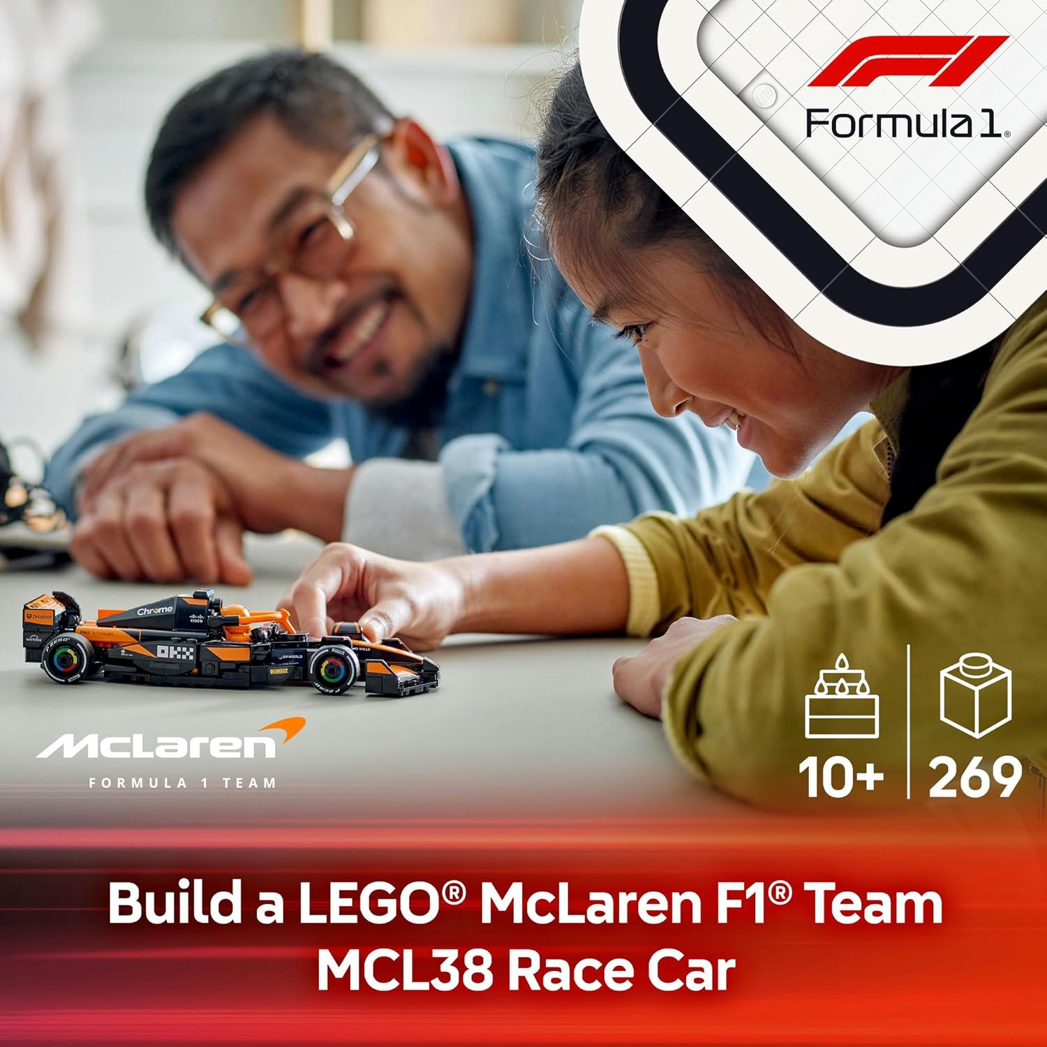 LEGO Speed Champions McLaren F1 Team MCL38 Race Car
