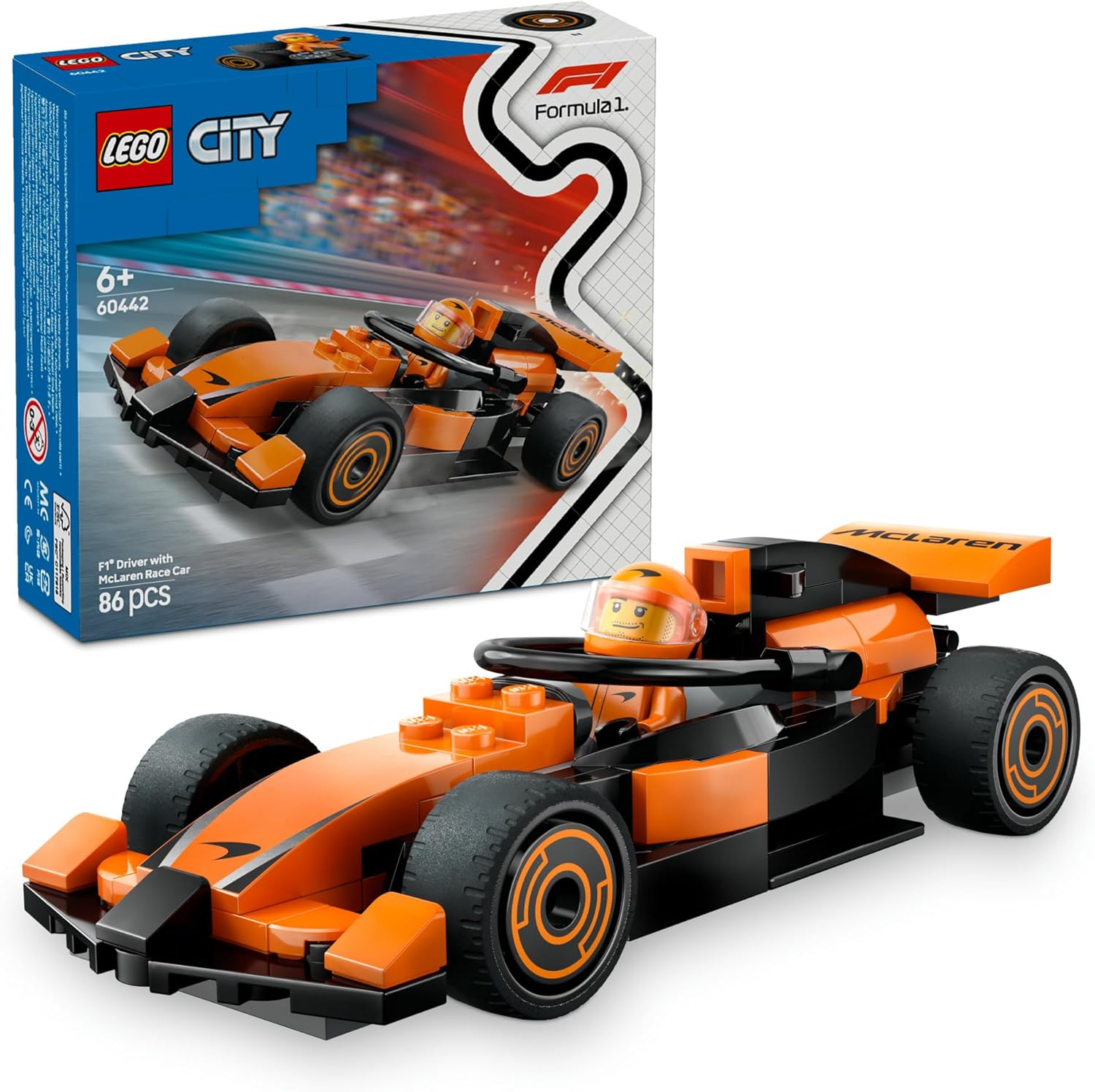 LEGO City F1 Driver with McLaren Race Car