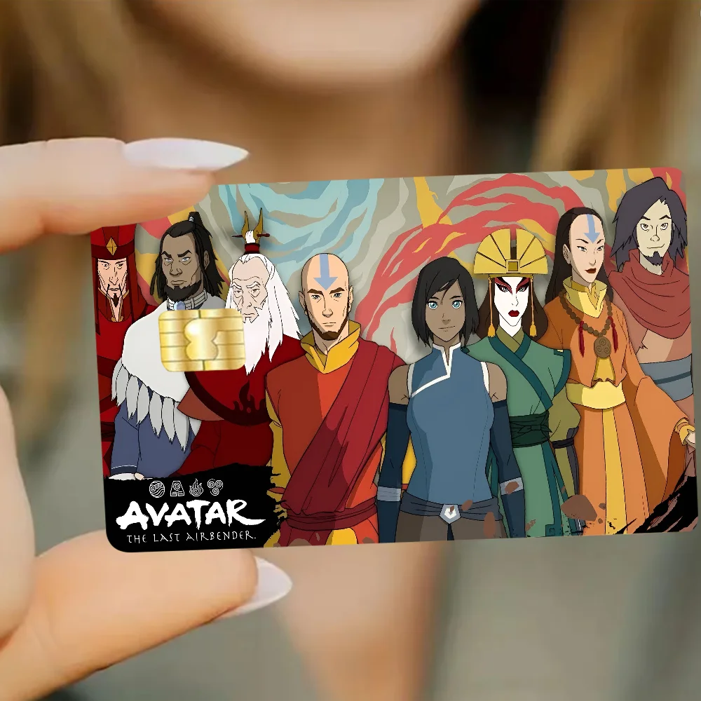 A-Avatar The L-Last A-AirbenderGame Film Cover Sticker Case For Small Chip Credit Debit Card Front Side