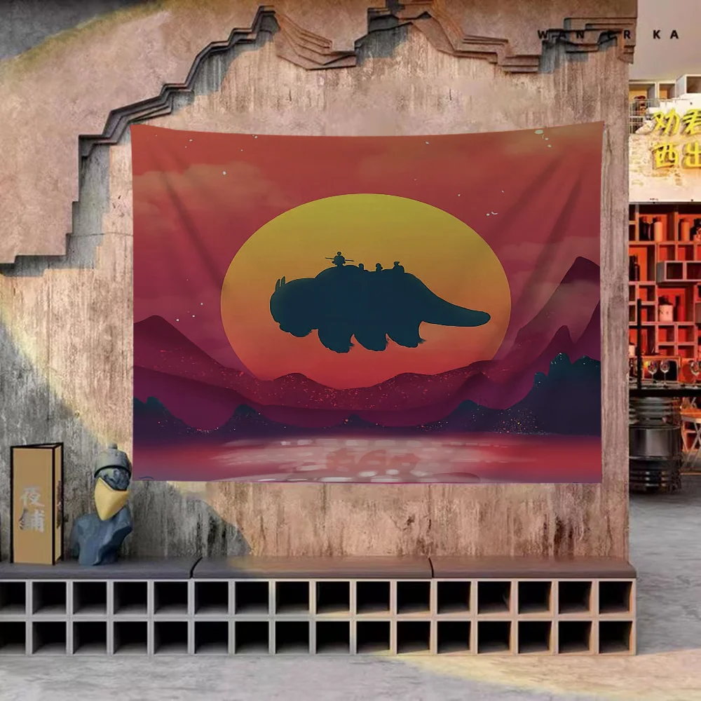 Avatar The Last Airbender Retro Flags Multiple Choice Living Studio Booth Interior Decoration Banner