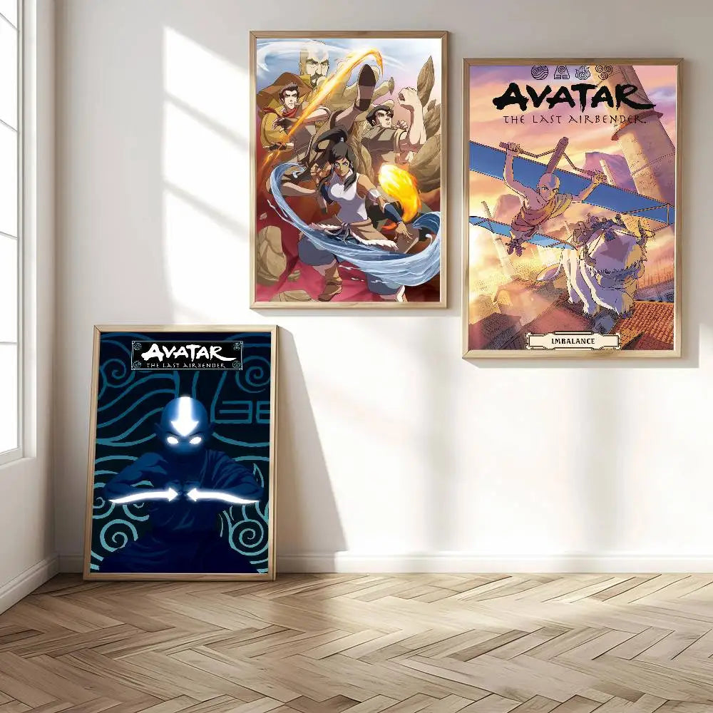 1pc Avatar The Last Airbender Poster Print For Bedroom Living Room Home Decor Painting Wall Art HD Picture Mural