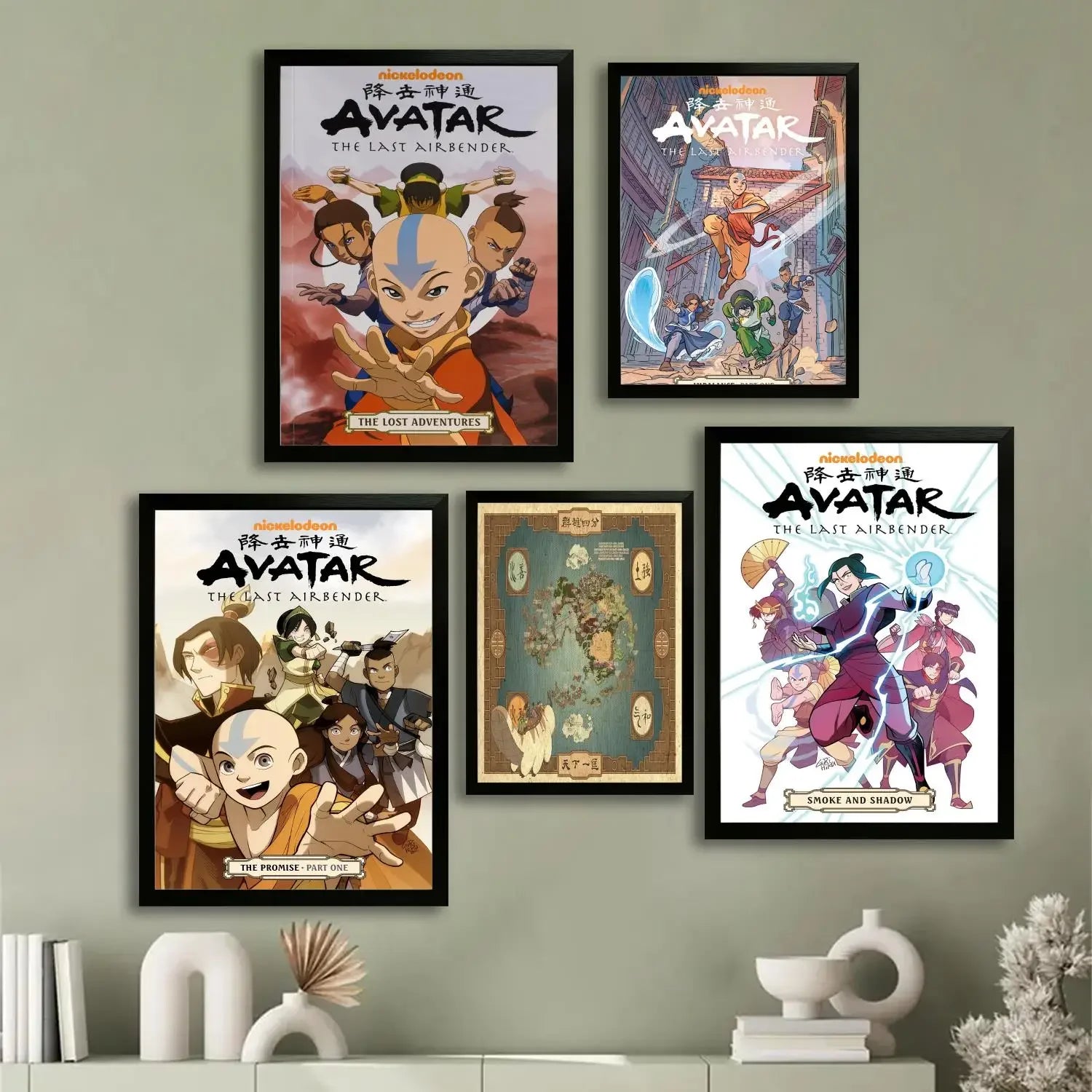 Avatar The Last Airbender Canvas Art Poster Modern Wall Decor for Family Bedroom Stylish Home Painting Print