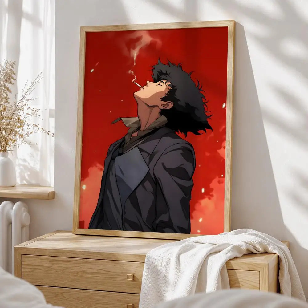 Anime Cowboy Bebop Poster HD art sticky wall waterproof home living room bedroom bar aesthetic decoration
