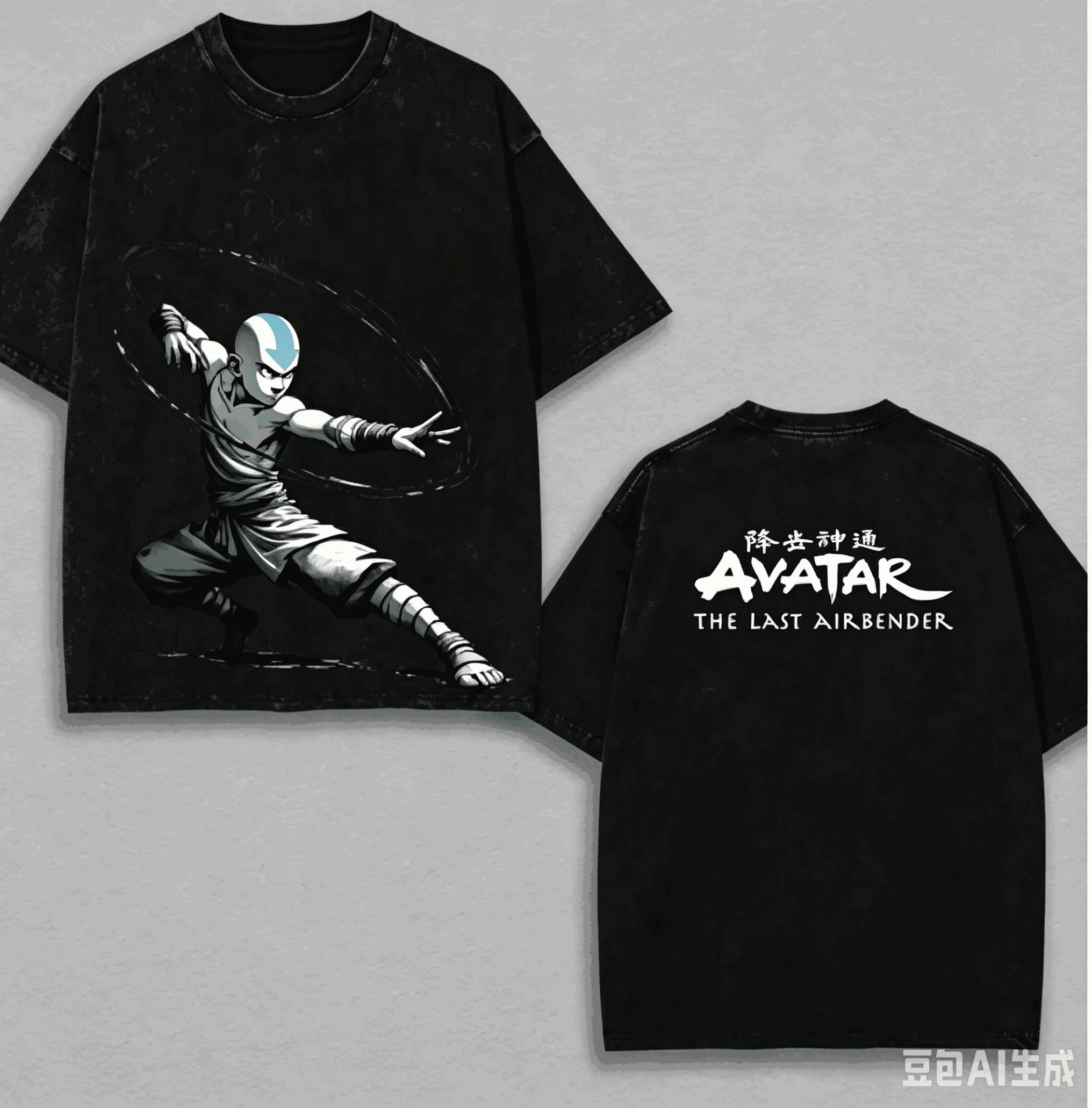 Avatar The Last Airbender Washed T-shirt 2026 New Model personality Clothes shirt Year round clothing Retro Fashion Vintage soft
