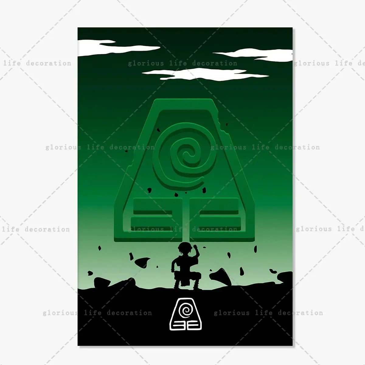 Avatar The Last Airbender Poster Retro Cartoon Anime Canvas Painting Wall Picture Art Wanted Prints Living Room Home Decor