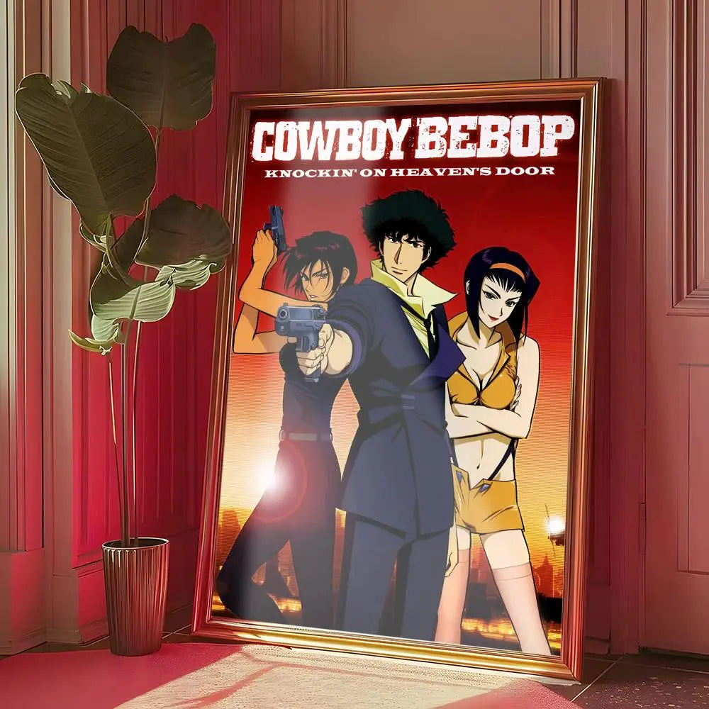 Jazz Classic Cowboy Bebop Poster HD art sticky wall waterproof home living room bedroom bar aesthetic decoration
