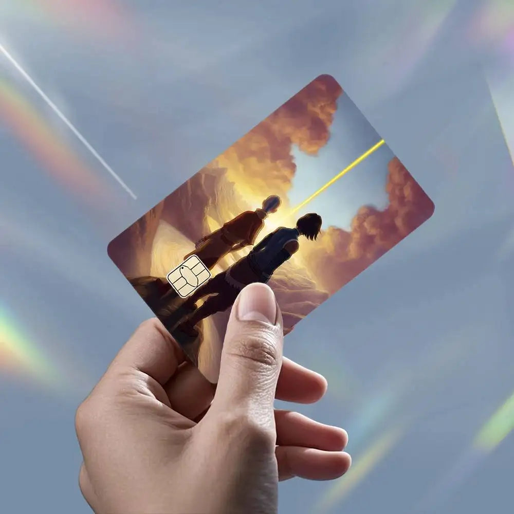 Avatar The Last A-Airbender HD Waterproof Card Skins Protective Stickers for Credit Bank Game Cards