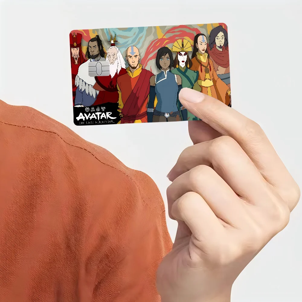 A-Avatar The L-Last A-AirbenderGame Film Cover Sticker Case For Small Chip Credit Debit Card Front Side