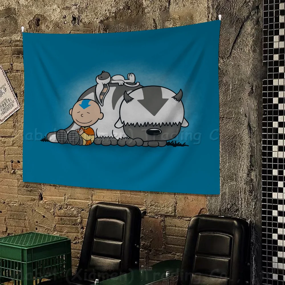 Avatar The Last Airbender Retro Flags Multiple Choice Living Studio Booth Interior Decoration Banner