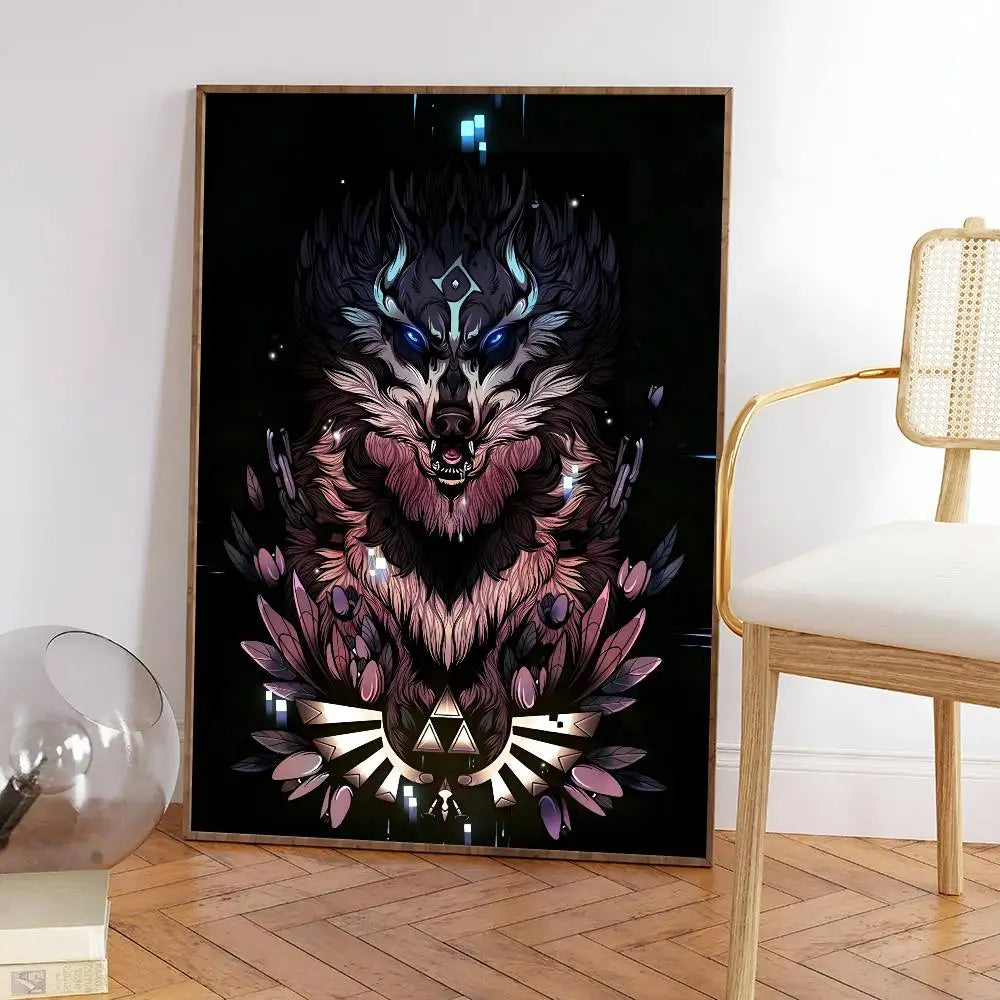 T-The Legend Of Zelda Video Game Minimalist Printed Poster For Home Decor, Living Room, Bedroom, Study, Decorative Painting HD