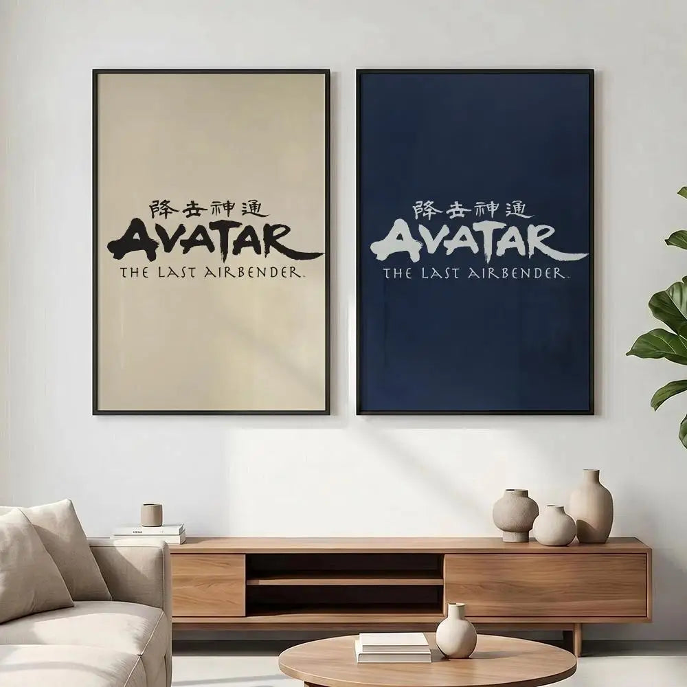 Cartoon A-Avatar Last A-Airbender Poster HD art, waterproof, sticky wall, home decoration (living room, bedroom, bar), aesthetic