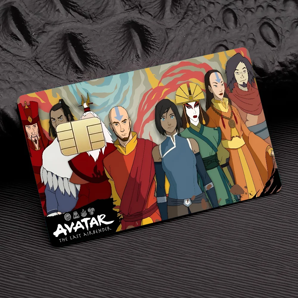 A-Avatar The L-Last A-AirbenderGame Film Cover Sticker Case For Small Chip Credit Debit Card Front Side