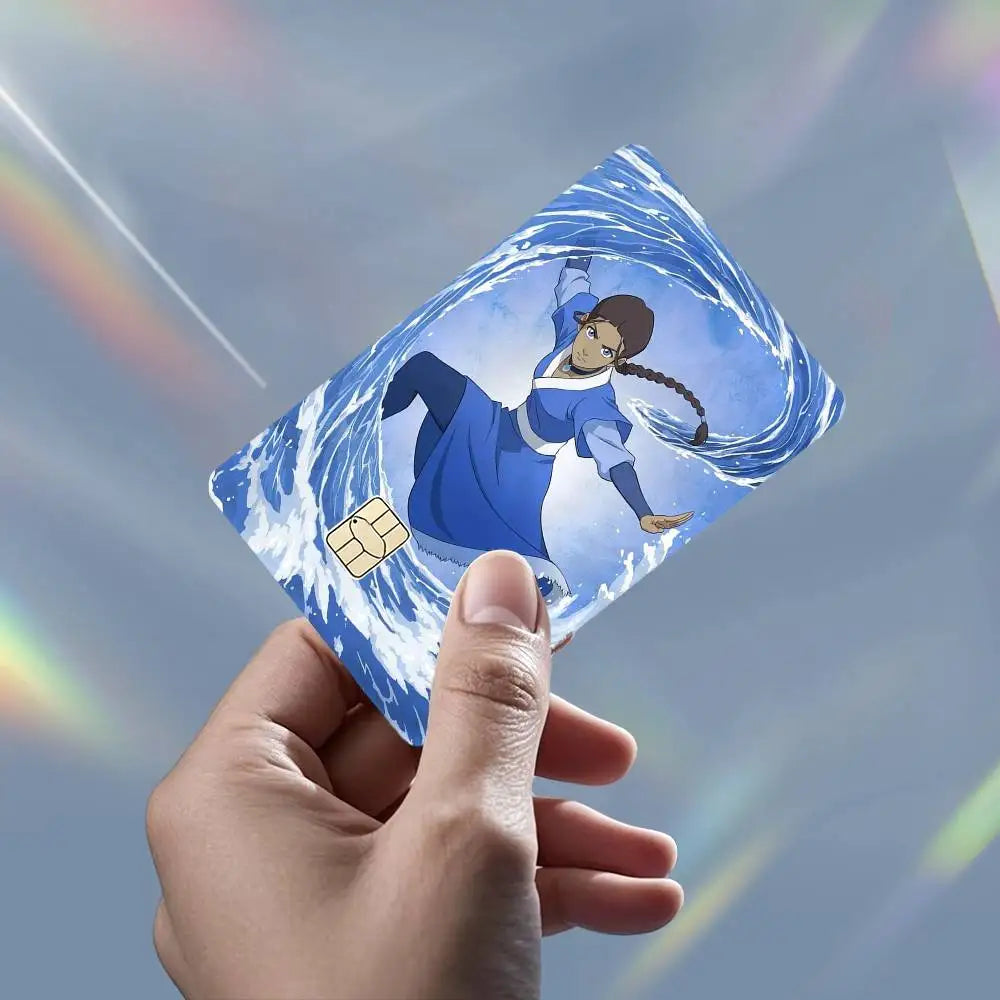 Avatar The Last A-Airbender HD Waterproof Card Skins Protective Stickers for Credit Bank Game Cards
