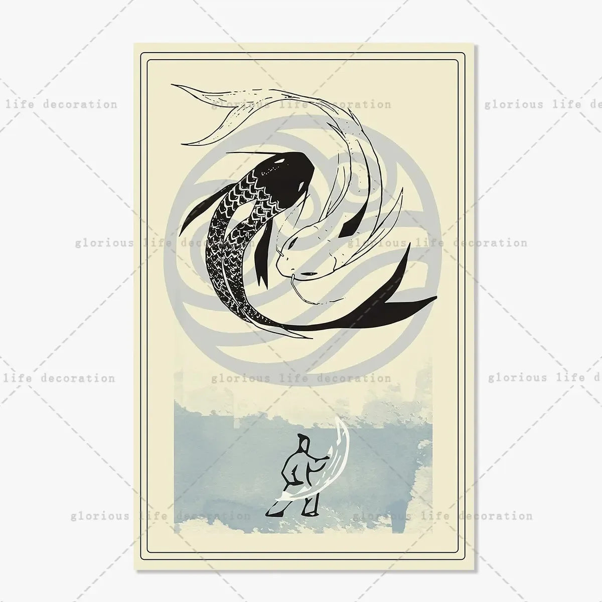Avatar The Last Airbender Poster Retro Cartoon Anime Canvas Painting Wall Picture Art Wanted Prints Living Room Home Decor
