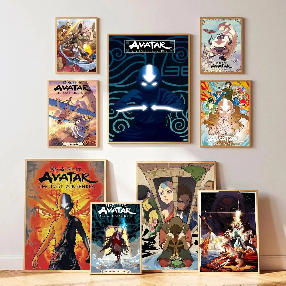 1pc Avatar The Last Airbender Poster Print For Bedroom Living Room Home Decor Painting Wall Art HD Picture Mural