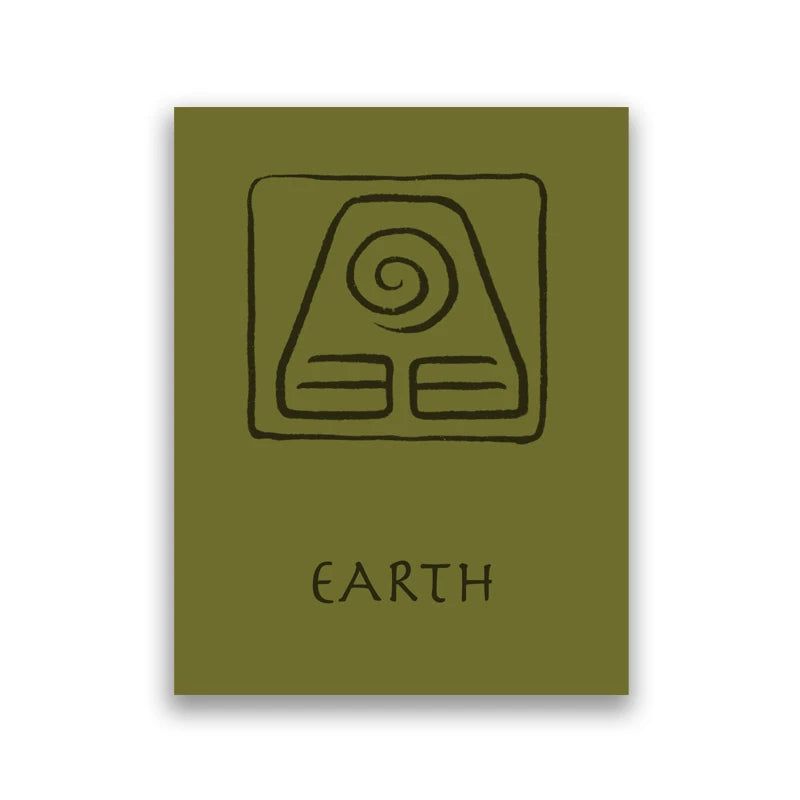 Avatar The Last Airbender Poster Avatar Wall Art Canvas Painting Minimalist Art Poster Wall Picture Living Room Bedroom Decor
