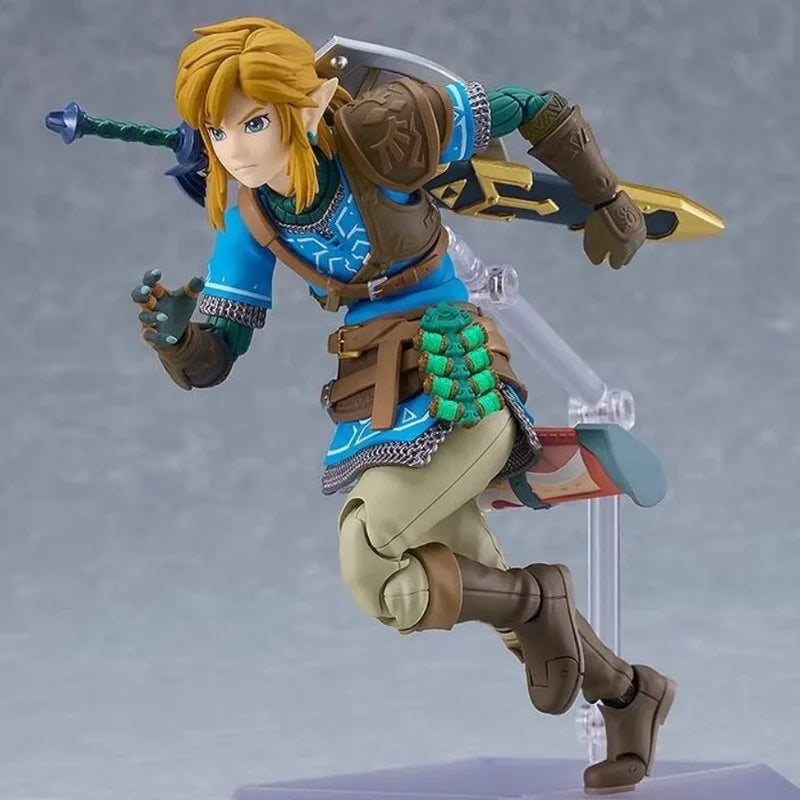 2025 new In Stock Figma626 Link The Legend Of Zelda: Tears Of The Kingdom Wild Breath Mobile Handheld Model Anime Toy