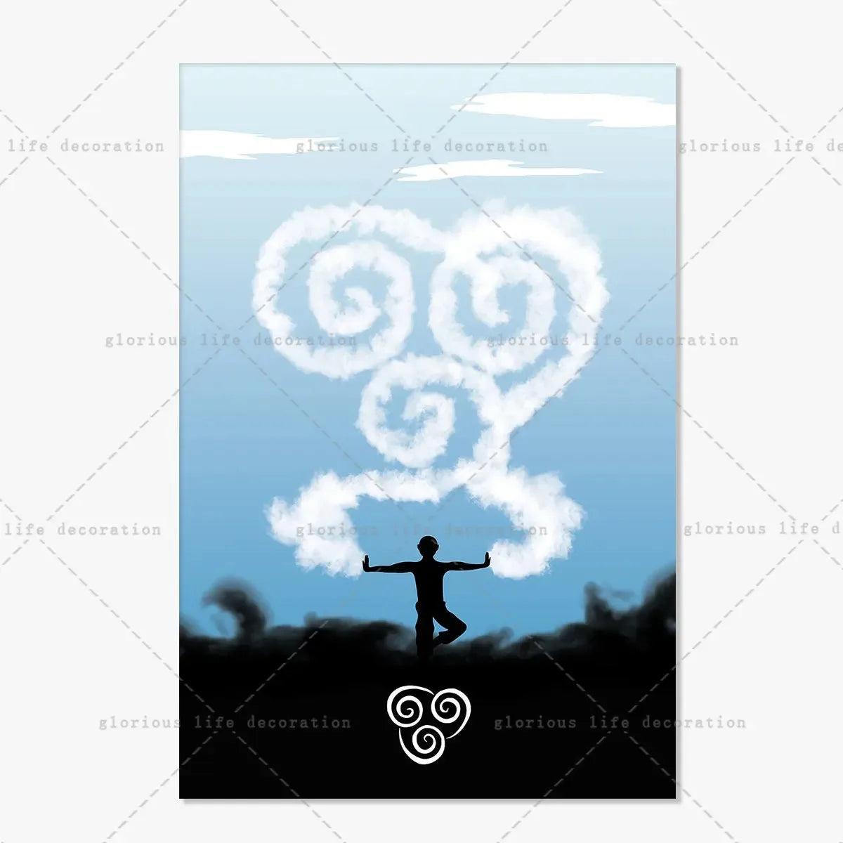 Avatar The Last Airbender Poster Retro Cartoon Anime Canvas Painting Wall Picture Art Wanted Prints Living Room Home Decor