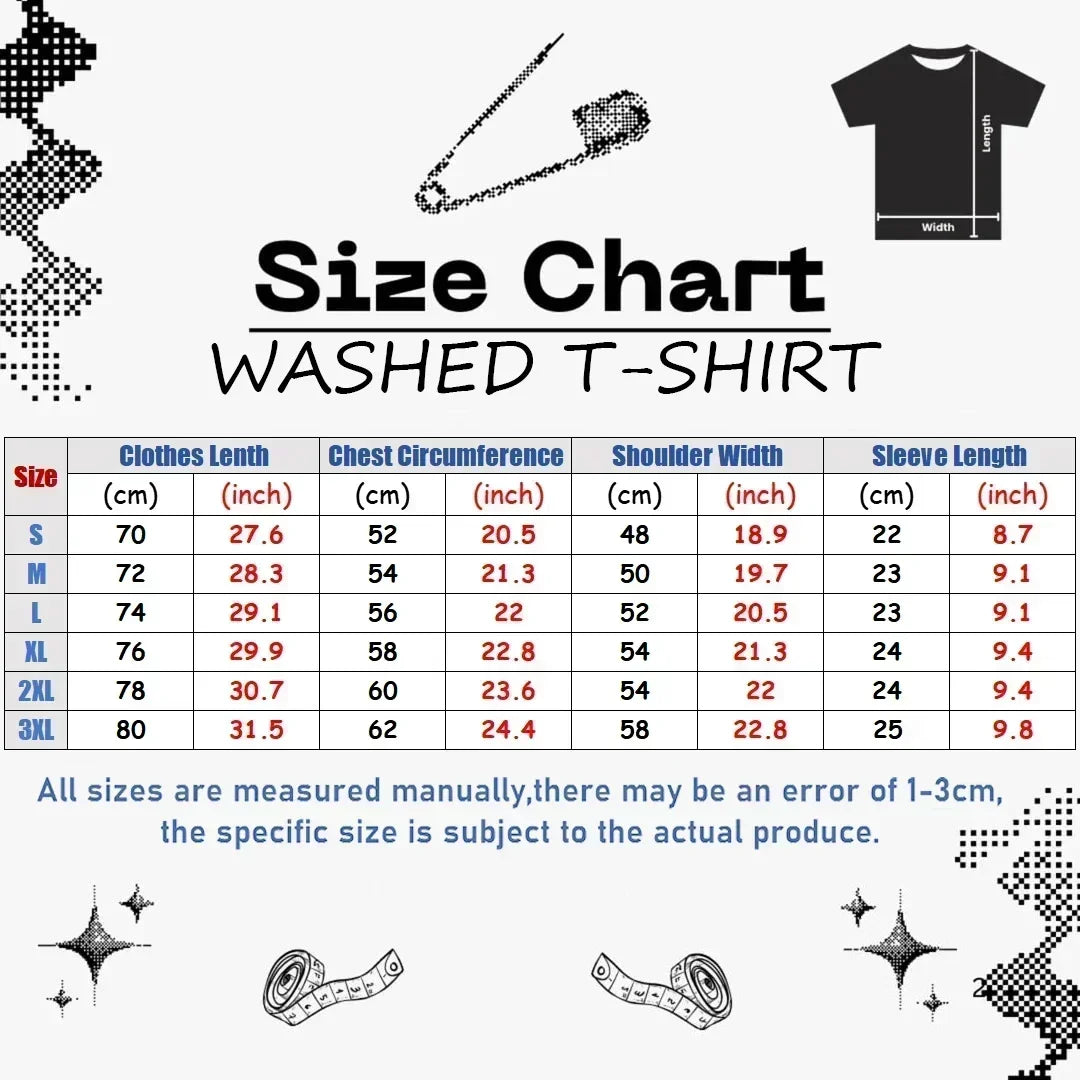 Avatar The Last Airbender Washed T-shirt 2026 New Model personality Clothes shirt Year round clothing Retro Fashion Vintage soft