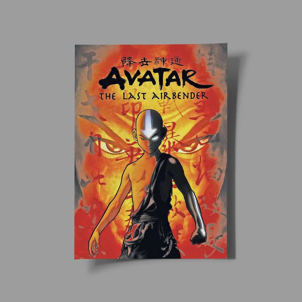 1pc Avatar The Last Airbender Poster Print For Bedroom Living Room Home Decor Painting Wall Art HD Picture Mural
