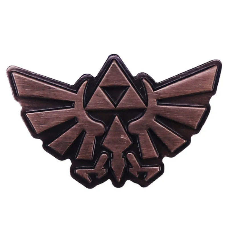 Zelda Tears of The Kingdom Enamel Pins Anime Cartoon Link Metal Brooch Badge Backpack Lapel Collar Pins Jewelry Accessory Gifts