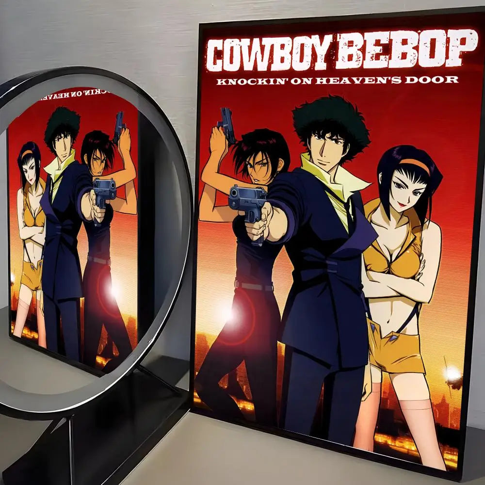 Jazz Classic Cowboy Bebop Poster HD art sticky wall waterproof home living room bedroom bar aesthetic decoration