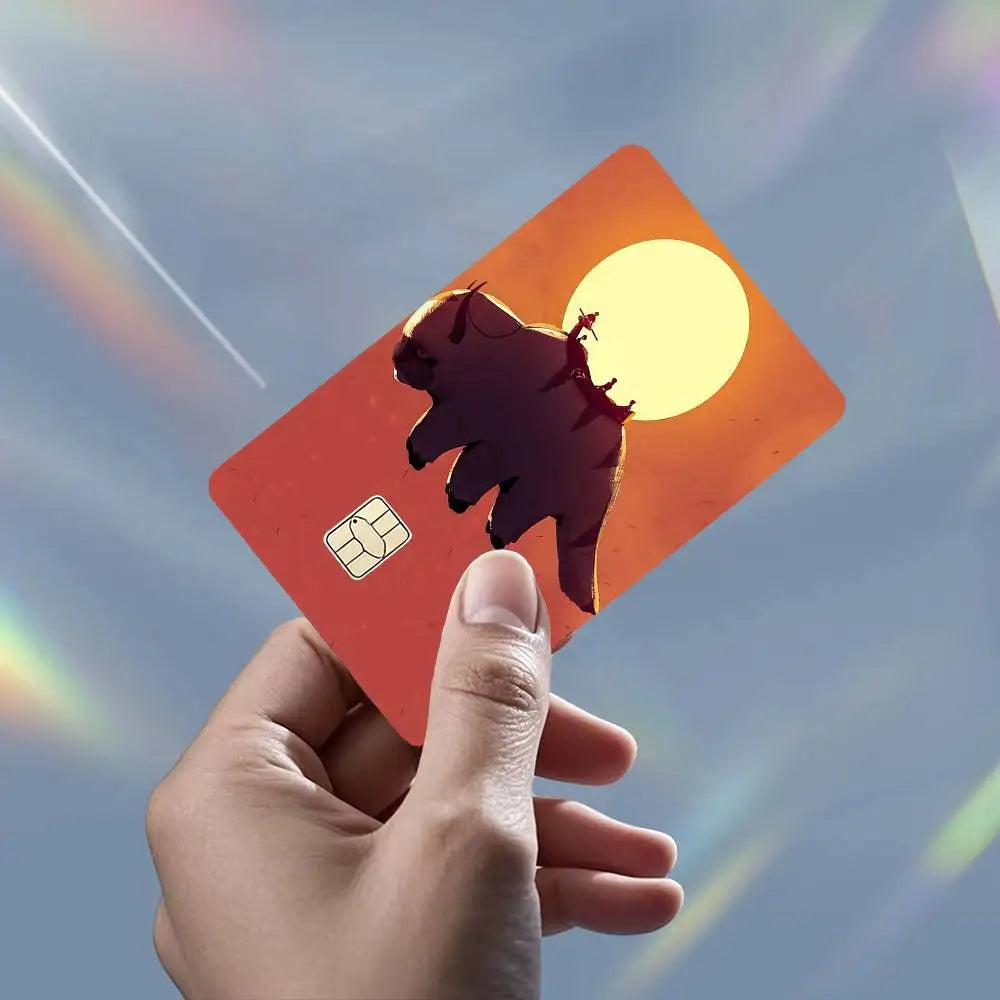 Avatar The Last A-Airbender HD Waterproof Card Skins Protective Stickers for Credit Bank Game Cards