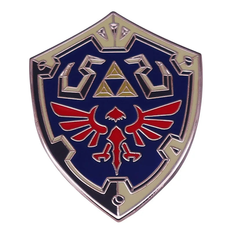 Zelda Tears of The Kingdom Enamel Pins Anime Cartoon Link Metal Brooch Badge Backpack Lapel Collar Pins Jewelry Accessory Gifts