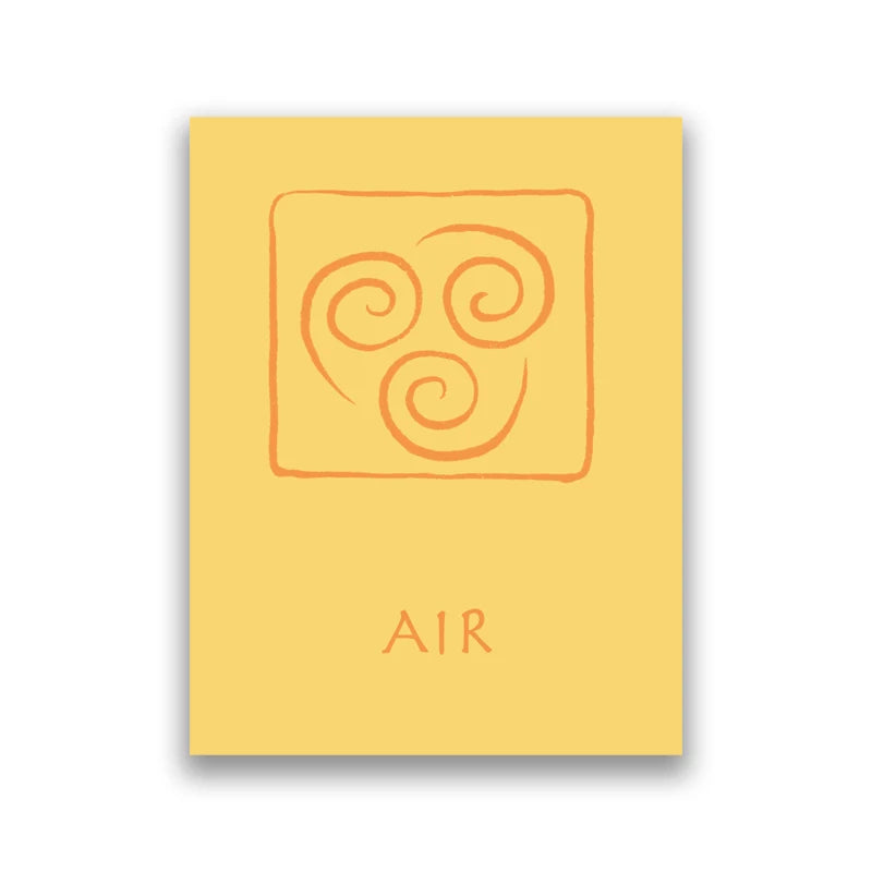 Avatar The Last Airbender Poster Avatar Wall Art Canvas Painting Minimalist Art Poster Wall Picture Living Room Bedroom Decor