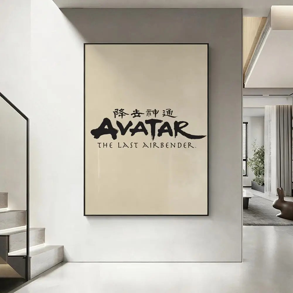 Cartoon A-Avatar Last A-Airbender Poster HD art, waterproof, sticky wall, home decoration (living room, bedroom, bar), aesthetic