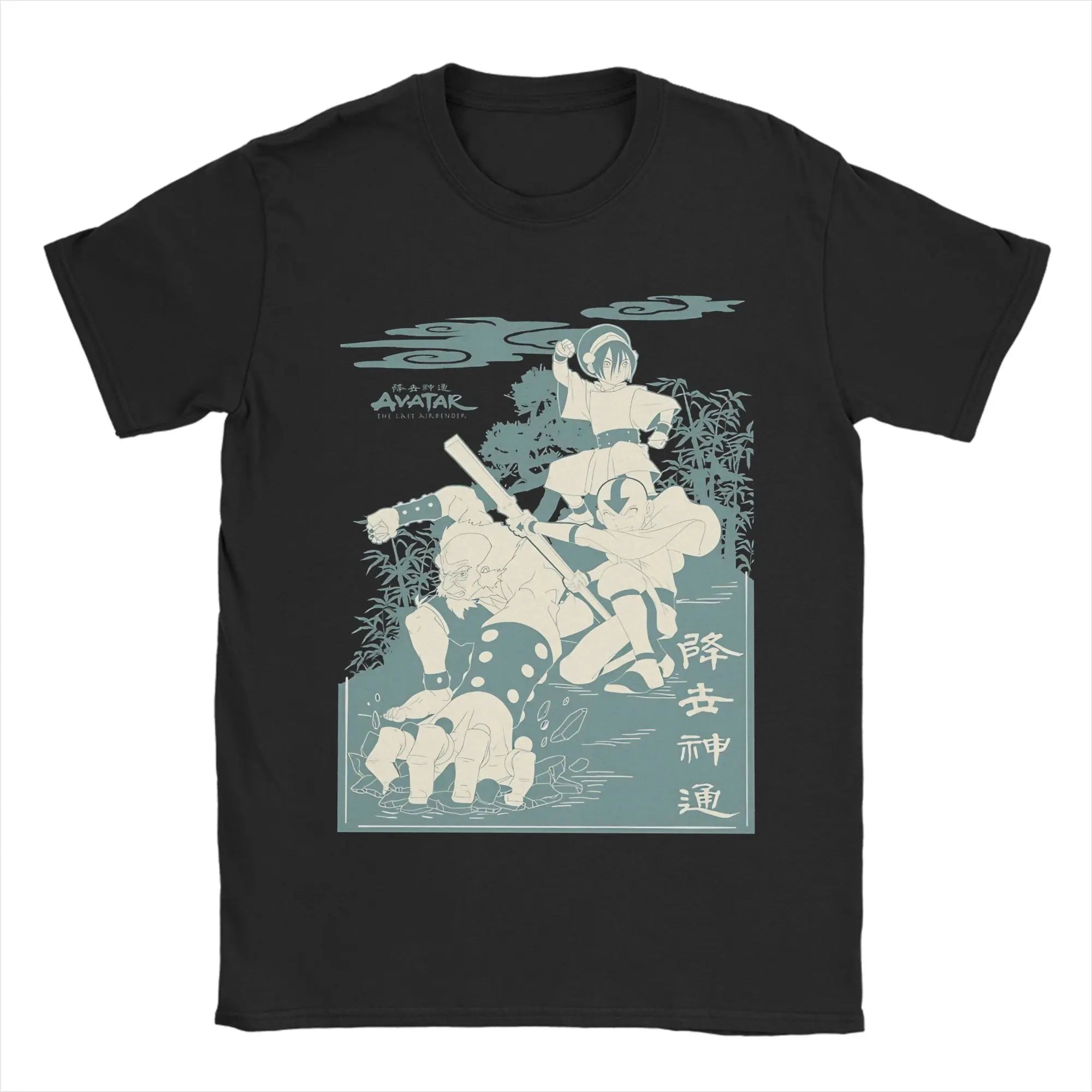 Vintage T Shirt Avatar- The Last Airbender Toph Beifong Earthbending Master Trending T-Shirts  for Man Short Sleeve Clothes