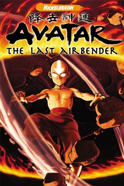 Avatar The Last Airbender Canvas Print  Minimalist Anime Wall Art Poster for Living Room Home Decor