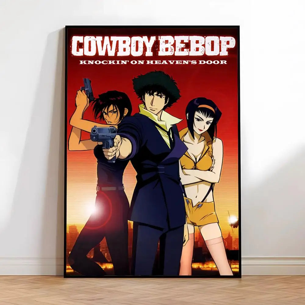 Jazz Classic Cowboy Bebop Poster HD art sticky wall waterproof home living room bedroom bar aesthetic decoration