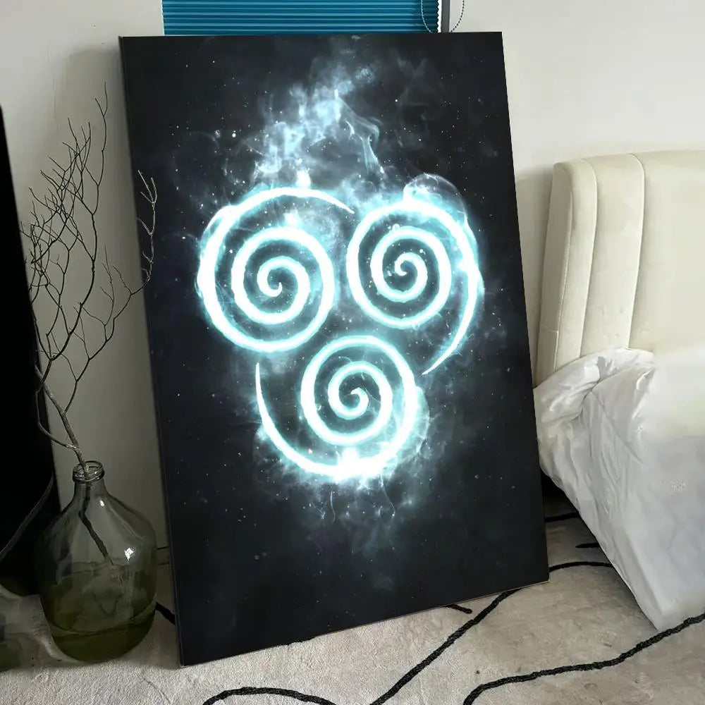 A-A-Avatar The Last Airbender Poster HD Anime Hot Theme Singer/OST/Movie-Waterproof Self-Stick Home Decor