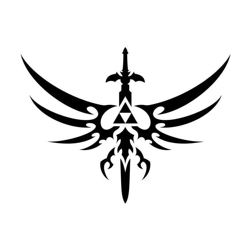 Zelda Car Sticker Waterproof Sunscreen Creative Scratch-Proof Motorcycle Surfboard Decal Vinyl for Vehicle Decoration