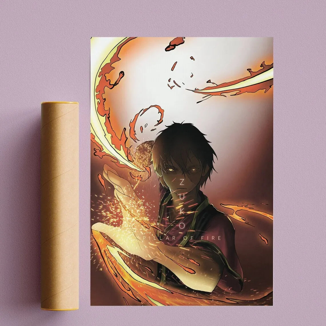 Avatar The Last Airbender Poster Aang Zuko Katara Toph HD Canvas Print Wall Art Home Decor