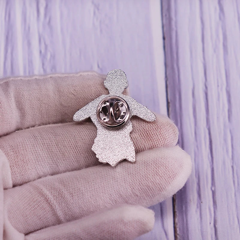 Avatar Aang Enamel Pin Glitter Marking Brooch Anime Collection Badge Fashion Decoration Jewelry
