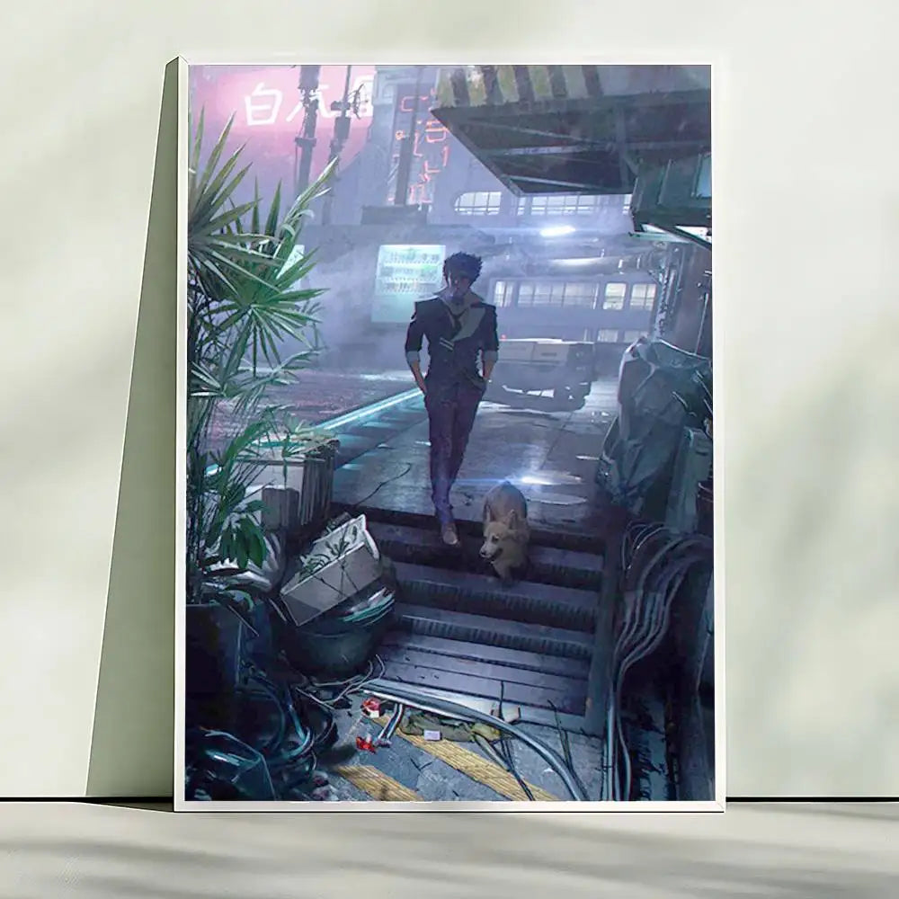 Hot Japan Anime Cowboy Bebop Poster HD Quality Wall Art Retro Posters For Home Room Wall Decor Kawaii Room Decor
