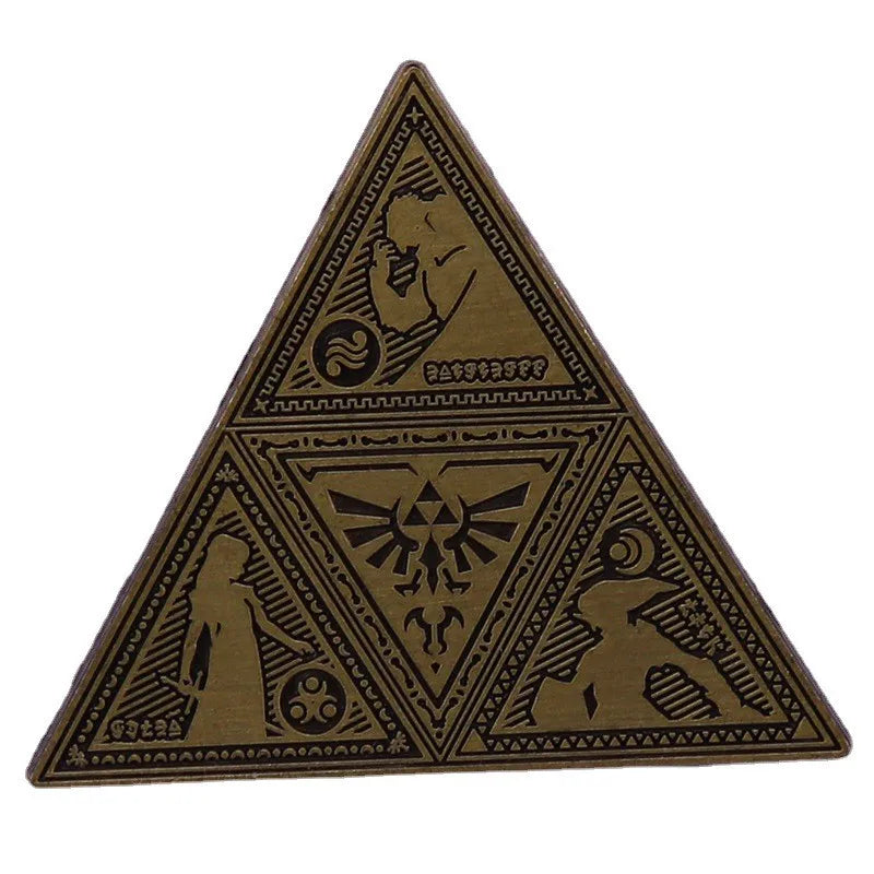 Zelda Tears of The Kingdom Enamel Pins Anime Cartoon Link Metal Brooch Badge Backpack Lapel Collar Pins Jewelry Accessory Gifts