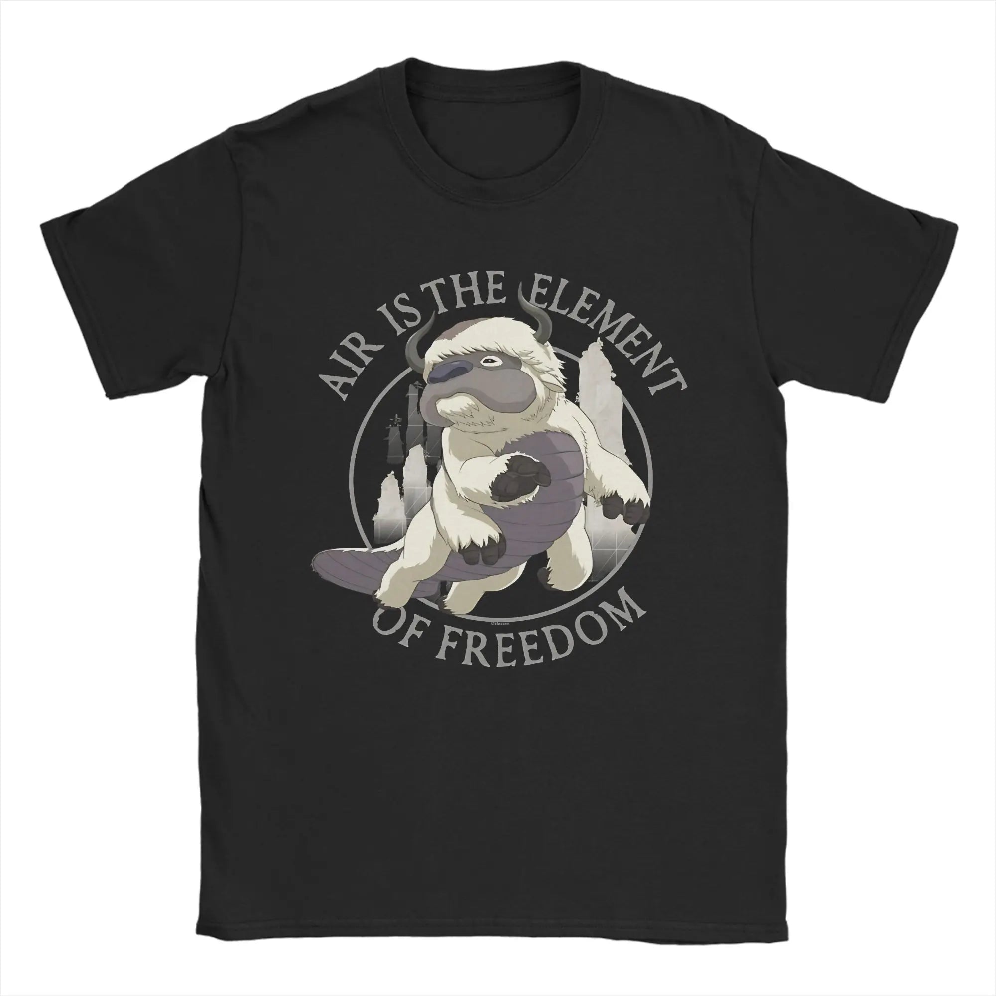 Vintage T Shirt Avatar- The Last Airbender Toph Beifong Earthbending Master Trending T-Shirts  for Man Short Sleeve Clothes