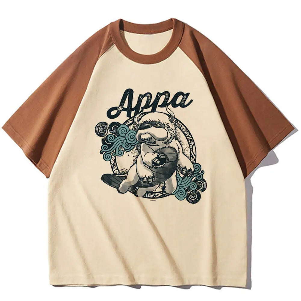 Avatar the Last Airbender teen harajuku  korean clothes anime Pop Culture 2000s women t-shirt Retro hip hop Graphic 2000s