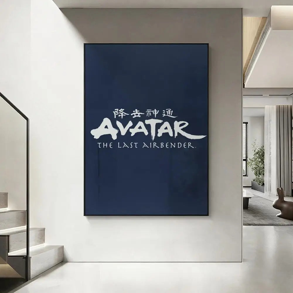 Cartoon A-Avatar Last A-Airbender Poster HD art, waterproof, sticky wall, home decoration (living room, bedroom, bar), aesthetic