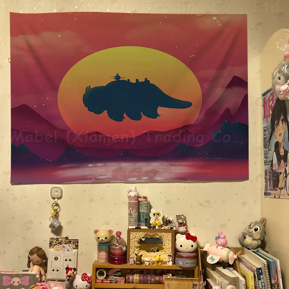 Avatar The Last Airbender Retro Flags Multiple Choice Living Studio Booth Interior Decoration Banner